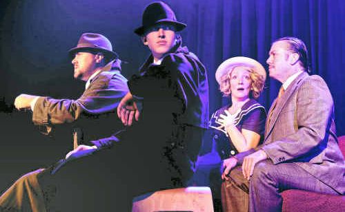 Beck Vincent, Nathan Booth, Belinda Lemair and Michael Smith in The 39 Steps. Beck Vincent, Nathan Booth, Belinda Lemair and Michael Smith in The 39 Steps.